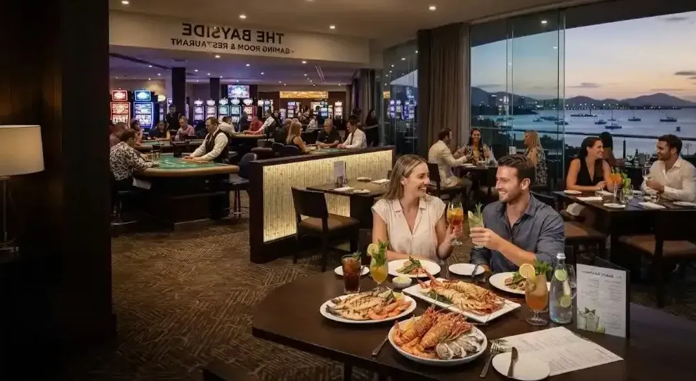Salon-side supper service